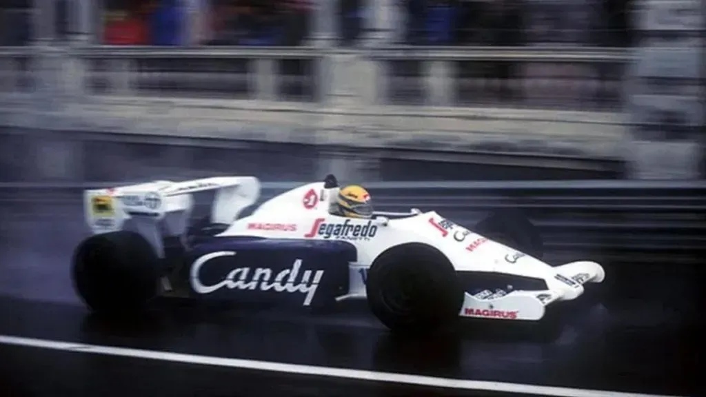 Balestre hizo suspender la carrera en 1984 cuando Senna volaba bajo la lluvia.