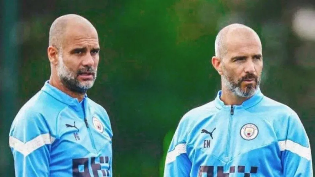 Maresca fue asistente de Guardiola en Manchester City.
