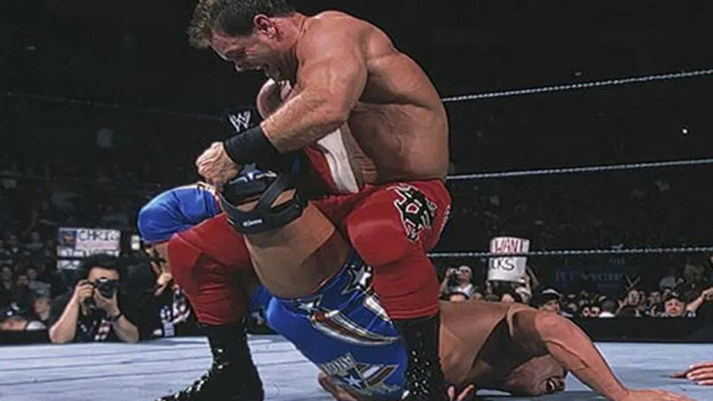 Benoit vs. Angle por el WWE Championship en Royal Rumble 2003.