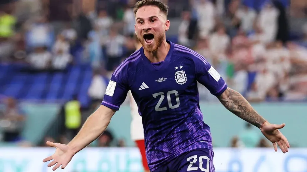 Alexis Mac Allister como jugador de la Selección Argentina