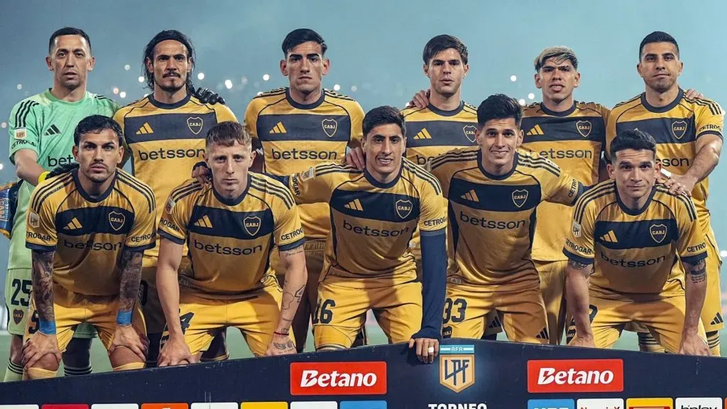 La formación que Boca tendrá frente a Banfield. (Foto: Prensa Boca)