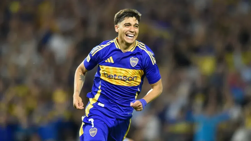 Exequiel Zeballos, delantero de Boca Juniors.