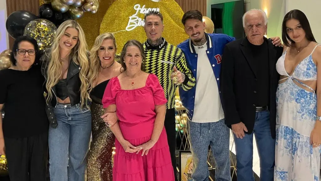 Yasmin Brunet aparece com MC Daniel em festa de família do cantor. Reprodução: Instagram/MC Daniel.