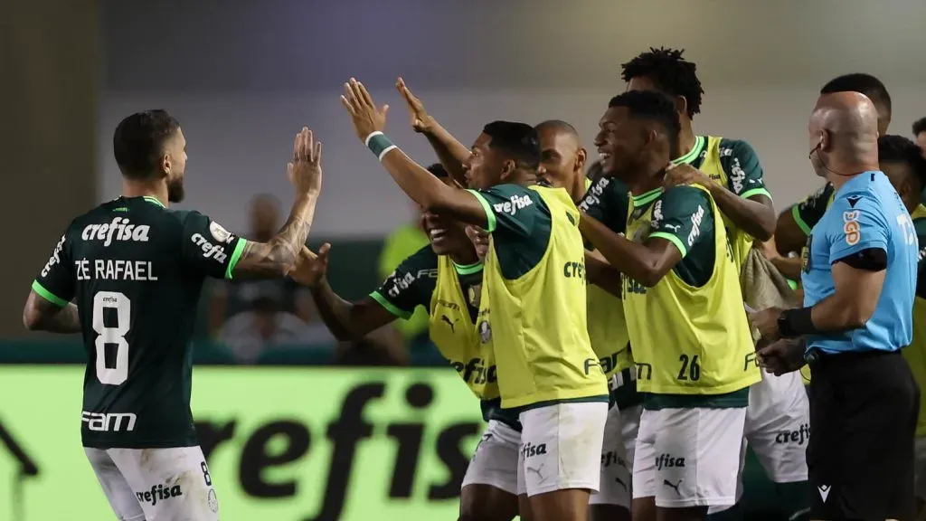 Zé Rafael rasgou elogios ao elenco do Palmeiras. Foto: César Greco- Palmeiras