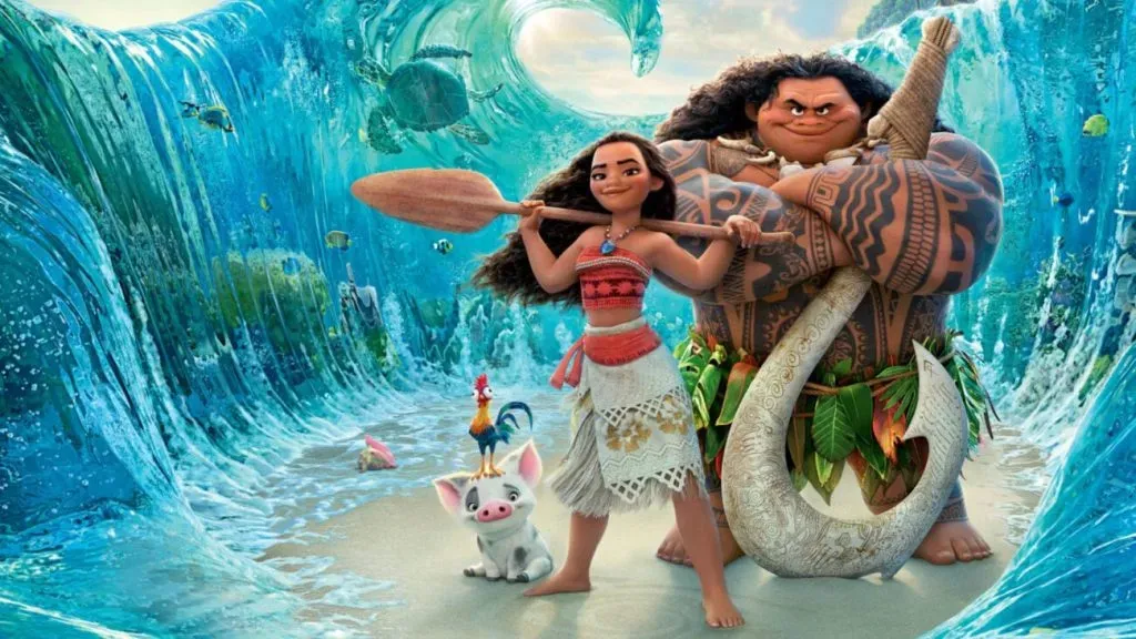 Moana e Maui em animação original da Disney – Foto: Moana/Reprodução