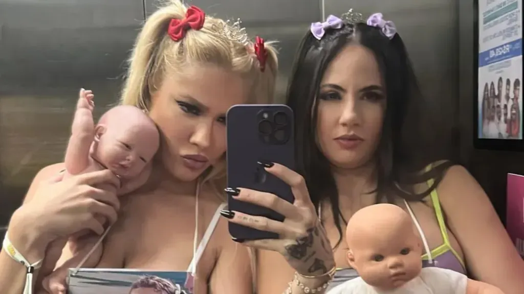 Karoline Lima faz da filha um meme para se fantasiar na Farofa da Gkay - Foto: Instagram/Reprodução