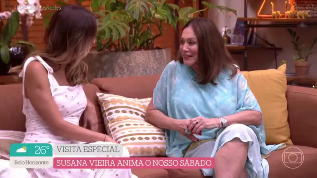 Susana Vieira alfineta influenciadores digitais execesso de procedimentos. Reprodução: TV Globo.