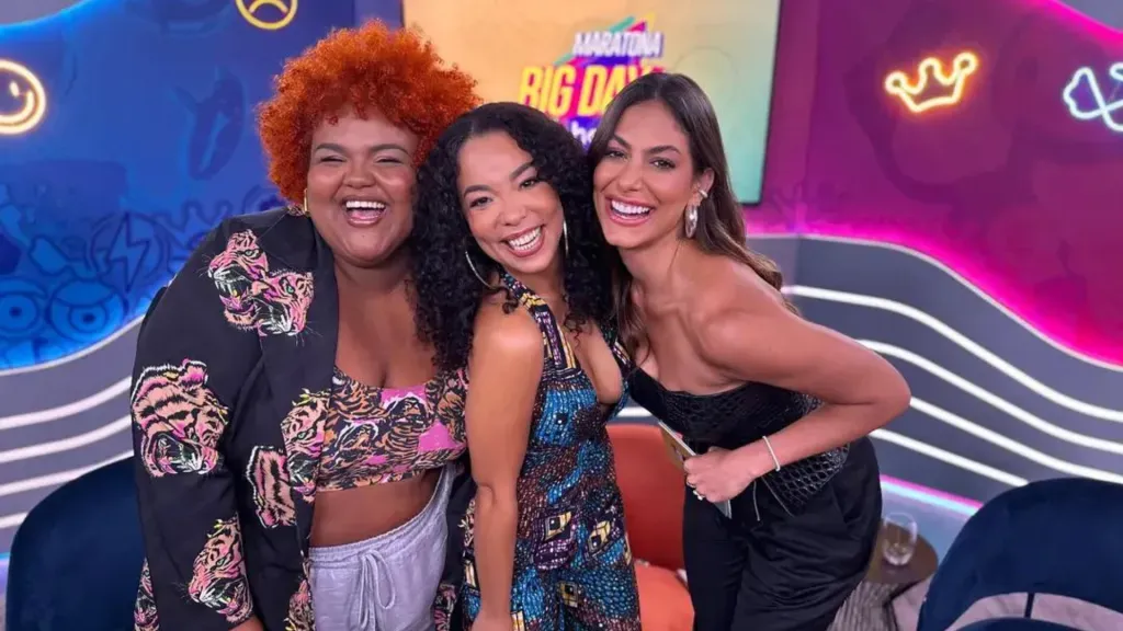 Apresentadoras do ‘Maratona Big Day’ do BBB 24. Reprodução/Globo