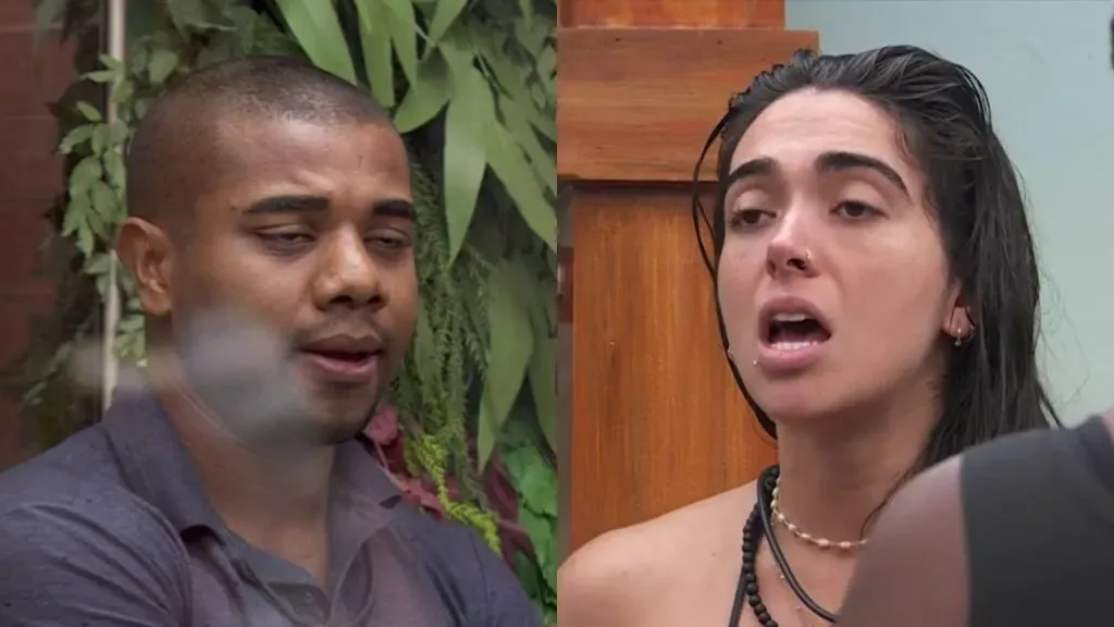 Davi e Giovanna conversam no BBB 24 - Foto: Globo