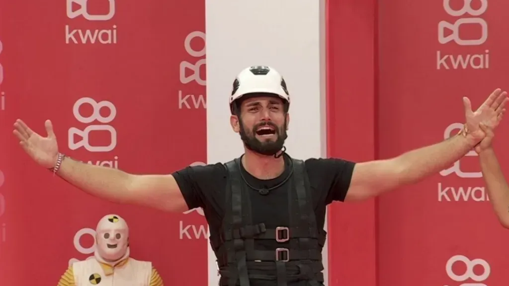 Matteus venceu a quarta prova do líder do BBB 24. Reprodução/Globo