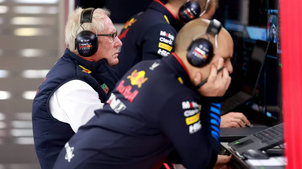 Helmut Marko e a equipe da RB no GP de Austin (IMAGO / PanoramiC)