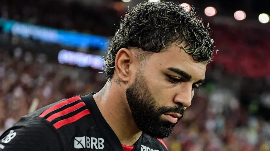 Gabigol com Filipe Luís no comando do Flamengo. Foto: Thiago Ribeiro/AGIF