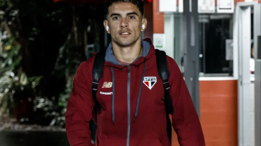 Enzo Díaz - Foto: Perfil oficial do São Paulo no X