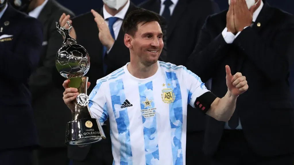 Lionel Messi, máximo goleador de la Copa América 2021 (Getty)