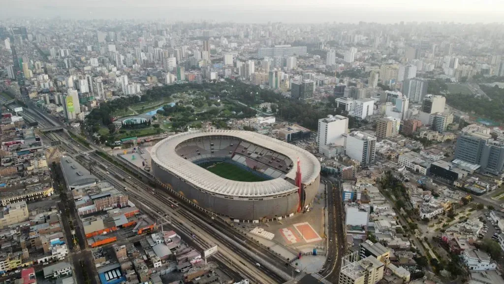 Vista aérea del Estadio Nacional del Perú. (Getty Images)