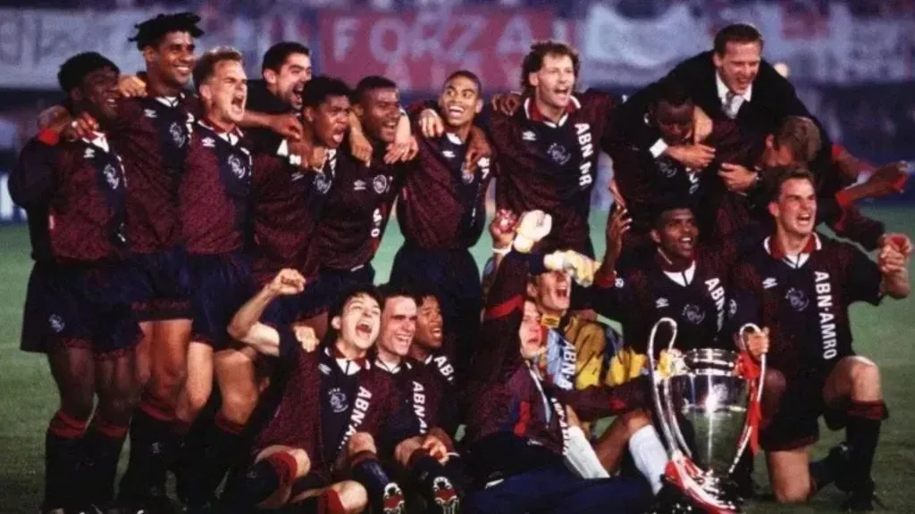 Champions League Finale 1995 in Wien between Ajax and Milan. (Source: Getty Images)