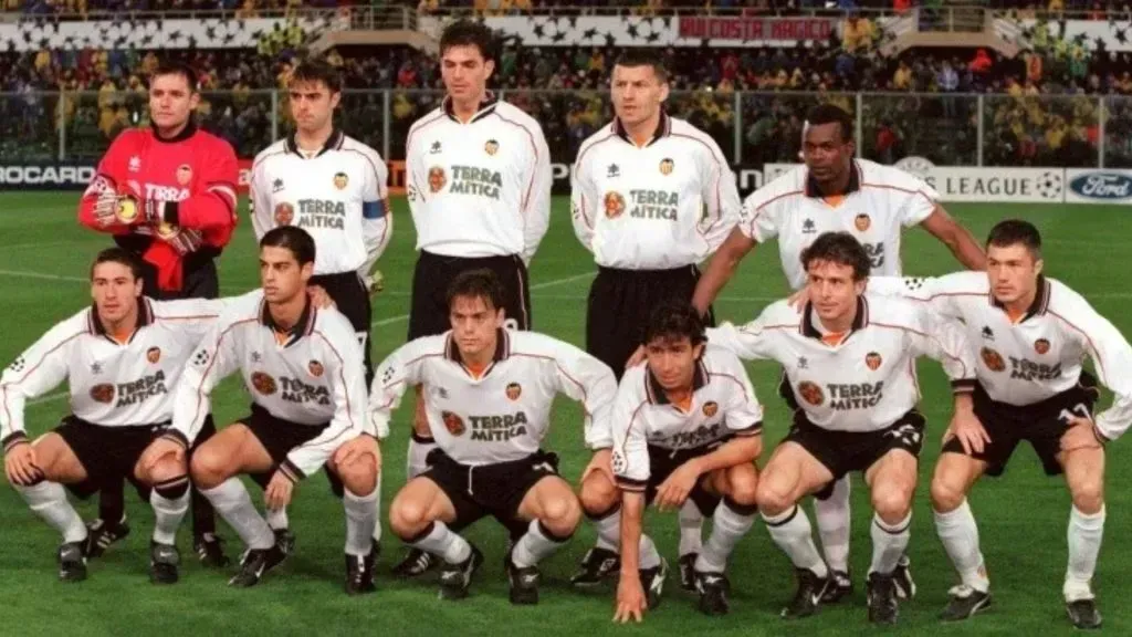 Valencia team group vs Fiorentina. (Source: Getty Images)
