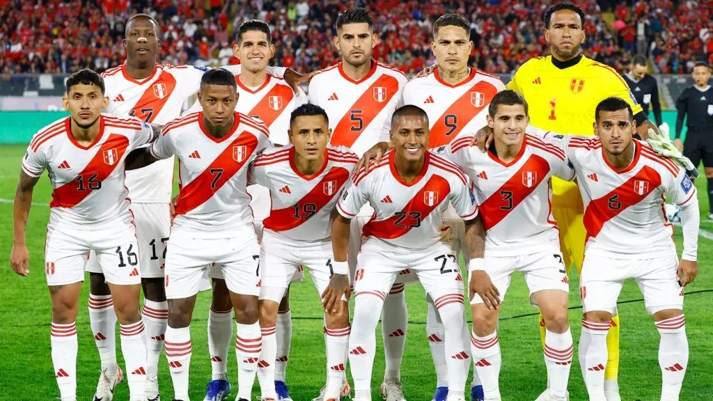 Players of Peru pose prior the FIFA World Cup 2026 Qualifier match-Marcelo Hernandez/Getty Images