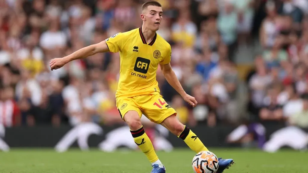 Luke Thomas of Sheffield United-Ryan Pierse/Getty Images