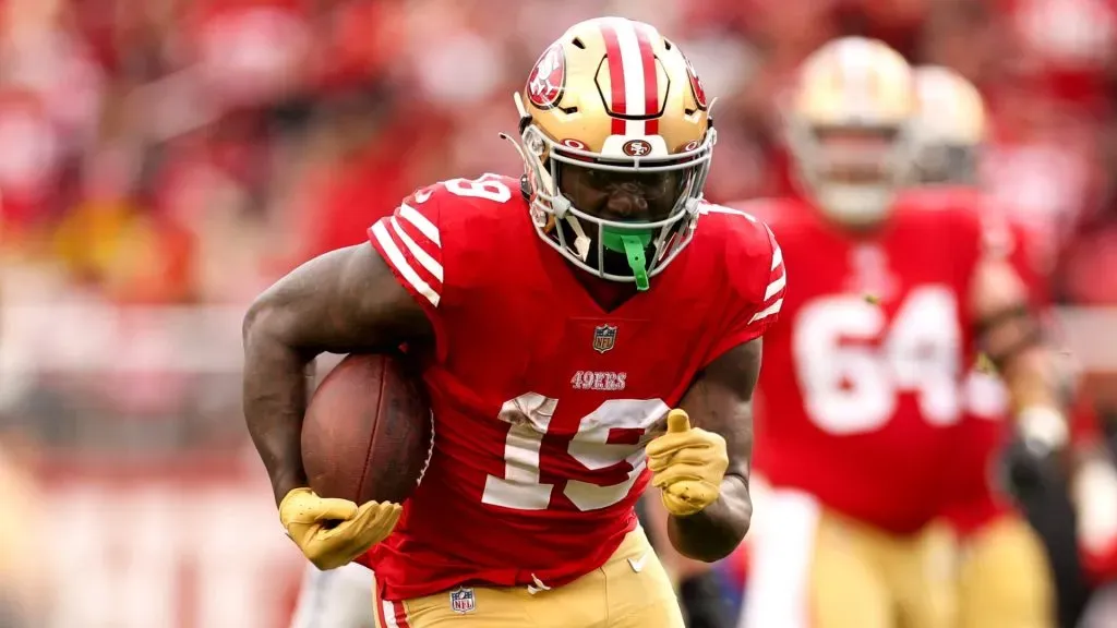 Deebo Samuel will be out two weeks with the 49ers (Getty Images)