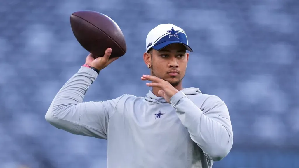 Trey Lance with the Dallas Cowboys (Getty Images)