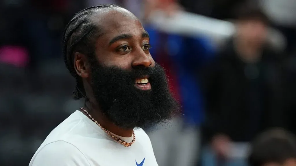 James Harden smiling