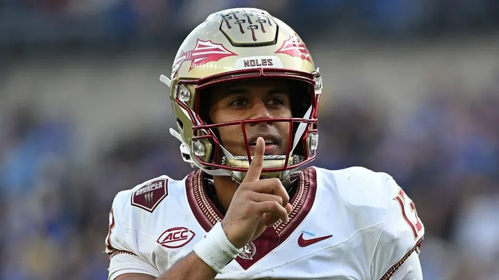 Jorda Travis couldn’t believe Florida State is out of the College Football Playoff (Getty Images)