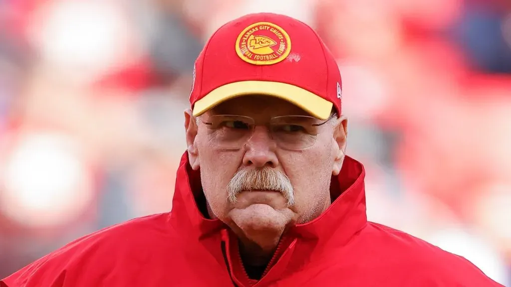 Andy Reid head coach of the Kansas City Chiefs