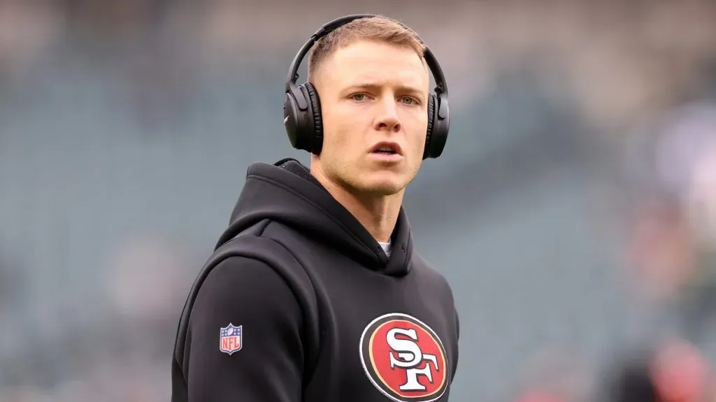 Christian McCaffrey with the San Francisco 49ers during the  NFL 2022, he played in the Pro Bowl of that Year.