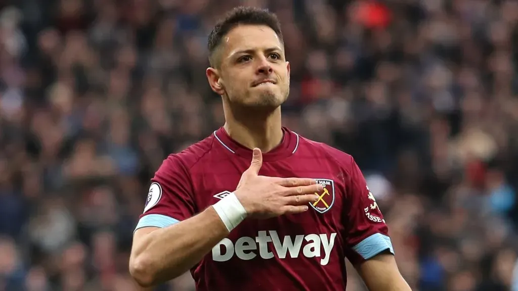 Chicharito Hernandez with West Ham