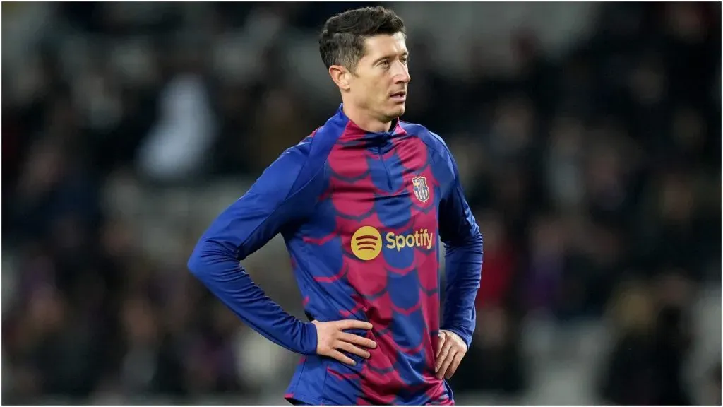 Robert Lewandowski of FC Barcelona – Alex Caparros/Getty Images