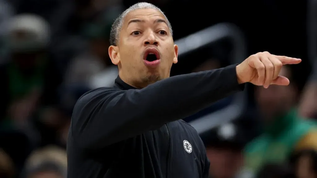 Head coach Tyronn Lue during a game with the Los Angeles Clippers.