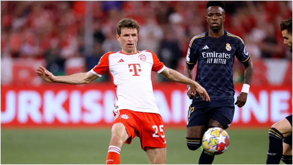 Thomas Muller and Vinicius Jr – IMAGO / Laci Perenyi