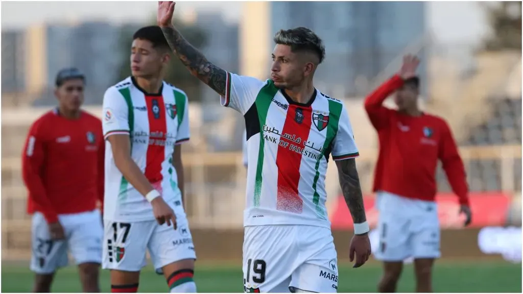 Palestino players celebrate the victory – IMAGO / Photosport