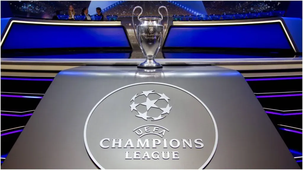 The UEFA Champions League trophy.