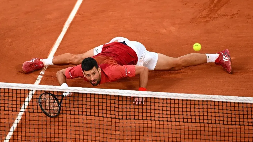 Novak Djokovic suffered a knee injury at 2024 Roland Garros (Getty Images)