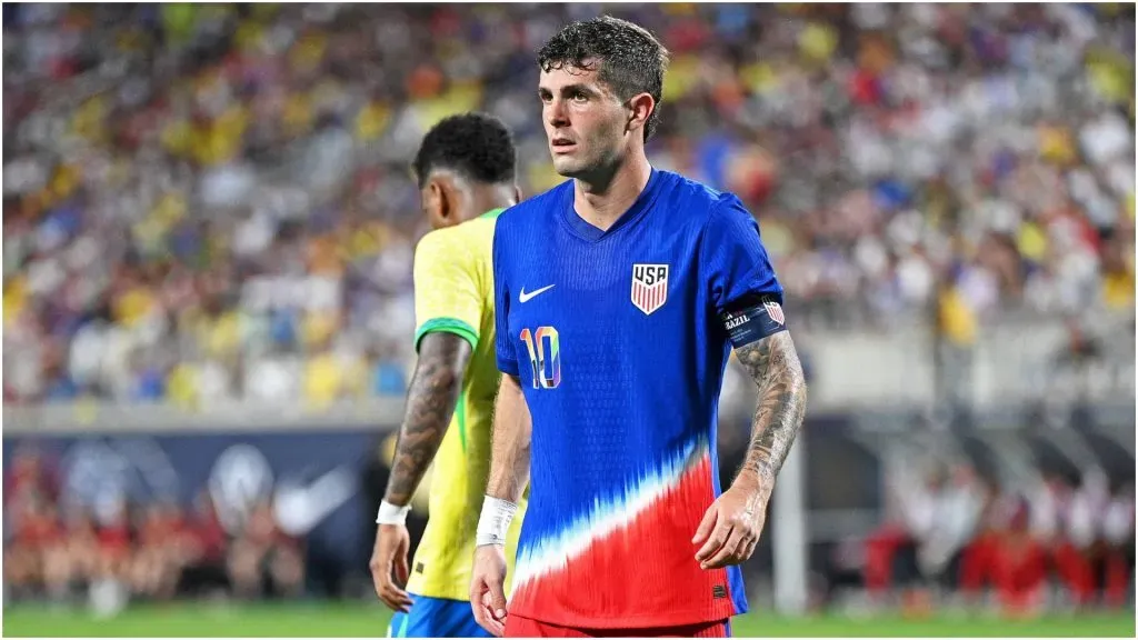 Christian Pulisic in action for the USMNT.