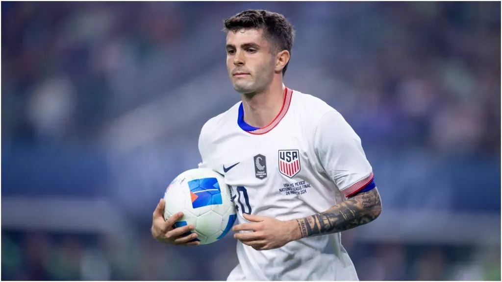 Christian Pulisic in action for the USMNT.