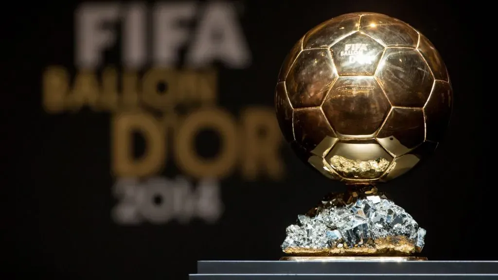 The FIFA Ballon d’Or trophy on display during a press conference prior to the FIFA Ballon d’Or Gala 2014 at the Kongresshaus on January 12, 2015 in Zurich, Switzerland.