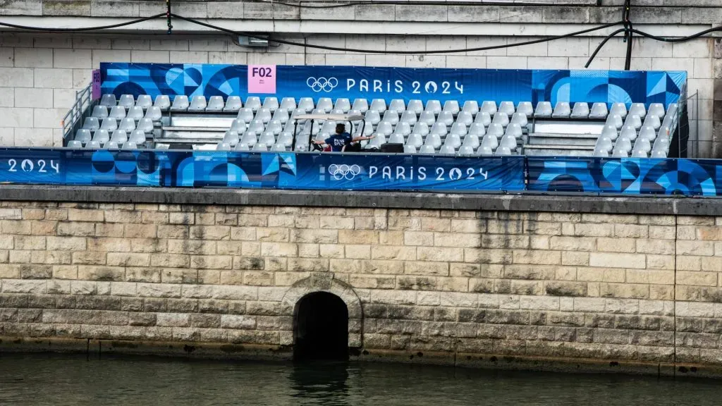 The city centre of Paris, within the no-go zone, two days before the opening ceremony of the Paris 2024 Olympic Games. IMAGO / Andrea Savorani Neri