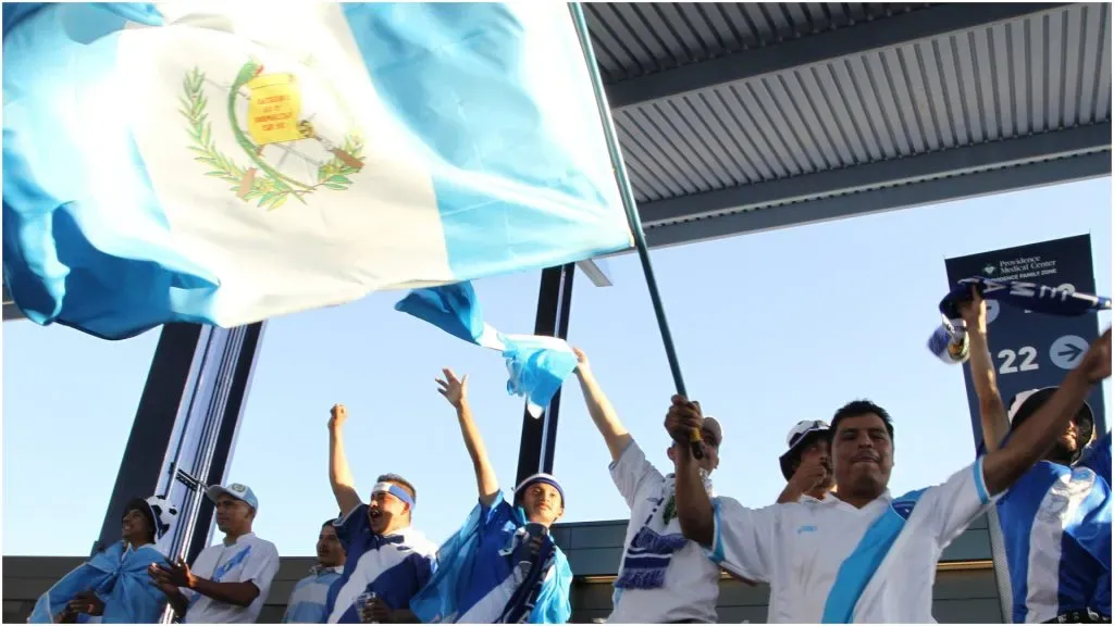 A Guatemala fan waives a flag – IMAGO / Icon Sportswire