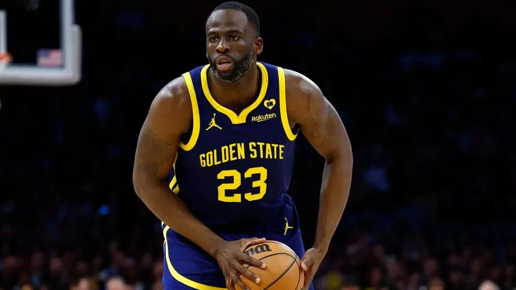 Draymond Green #23 of the Golden State Warriors at Crypto.com Arena on April 09, 2024 in Los Angeles, California. Photo by Ronald Martinez/Getty Images)