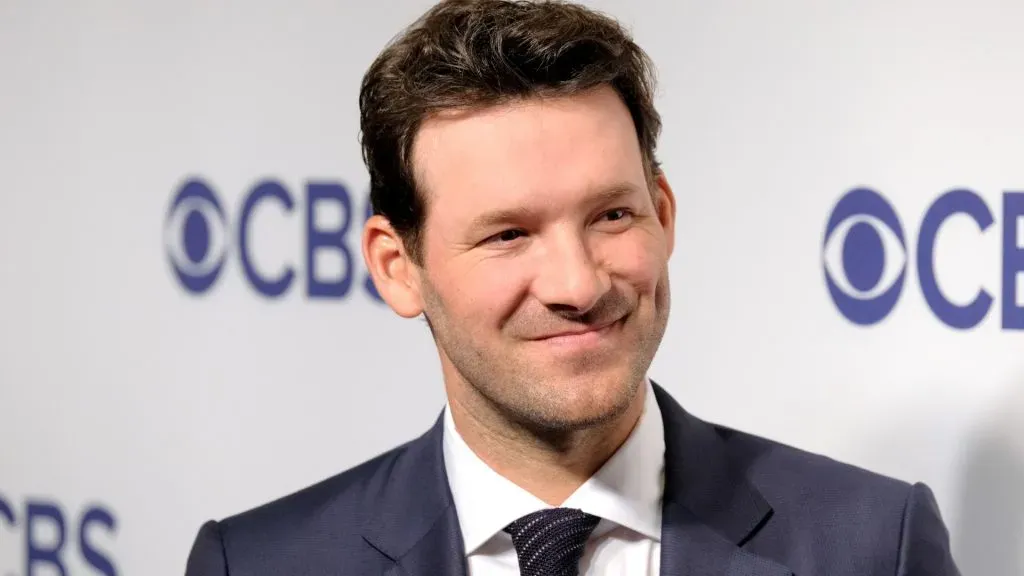 Tony Romo attends the 2018 CBS Upfront at The Plaza Hotel on May 16, 2018 in New York City.