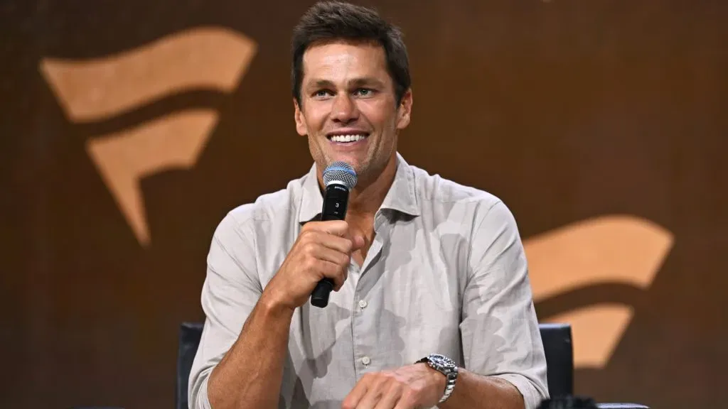 Tom Brady speaks at the Fanatics Fest NYC 2024