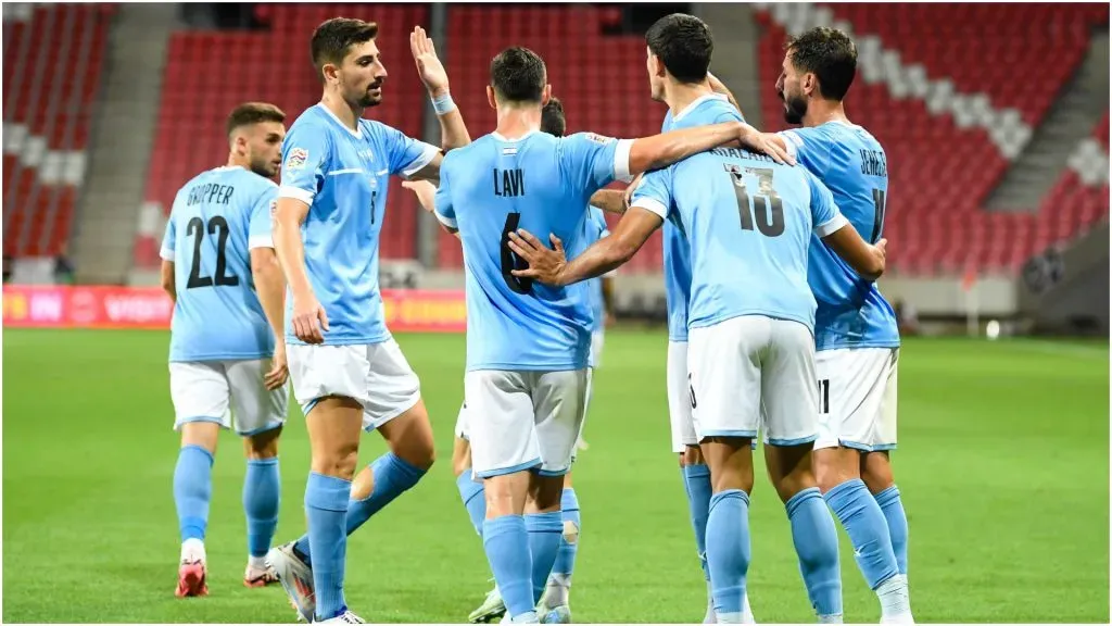 Israel players celebrates after scoring – IMAGO / Anca Tepei