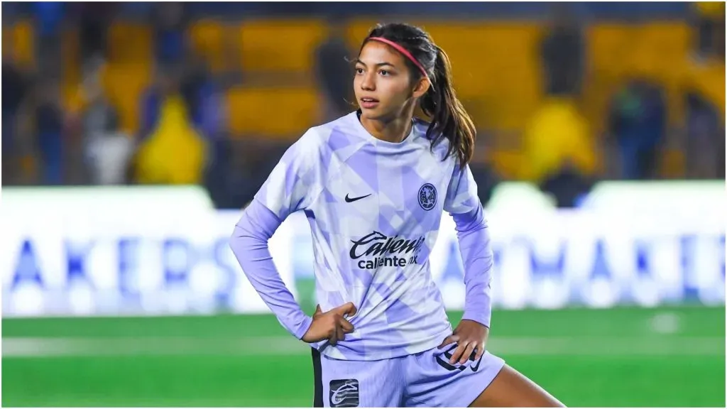 Angelique Saldivar of Mexico in a game with her current team, America – IMAGO / Agencia-MexSport