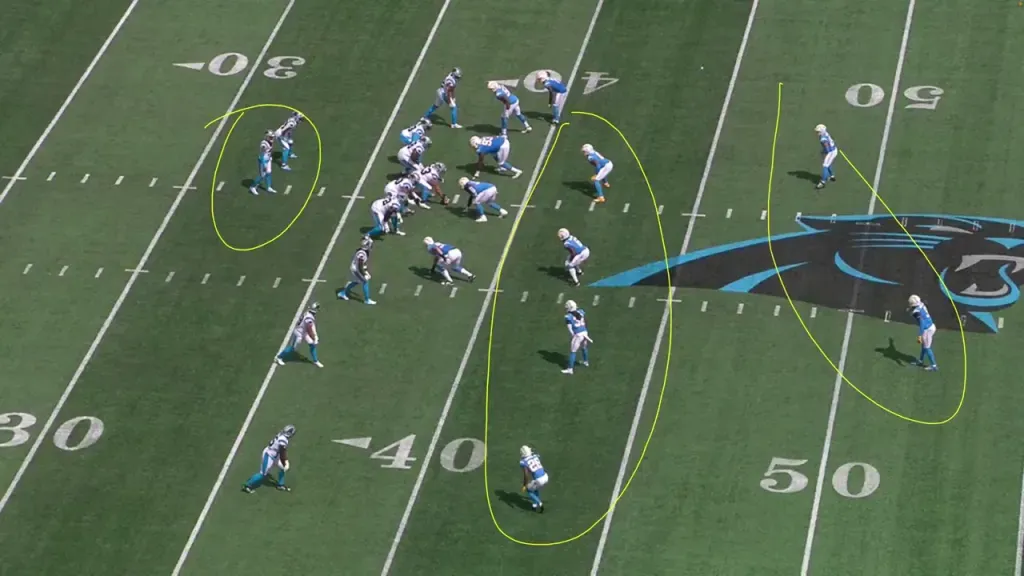 Poor footwork and decision-making during a recent game against Jim Harbaugh’s Chargers