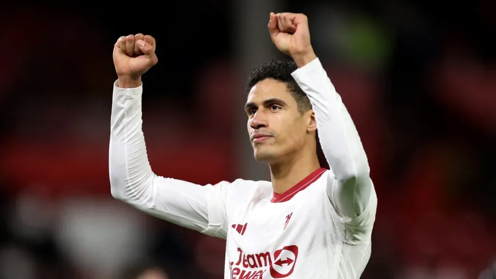 Raphael Varane at Manchester United, his last club before retirement (Photo by Catherine Ivill/Getty Images)