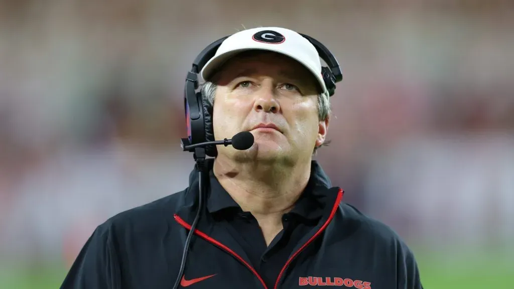 Head coach Kirby Smart of the Georgia Bulldogs