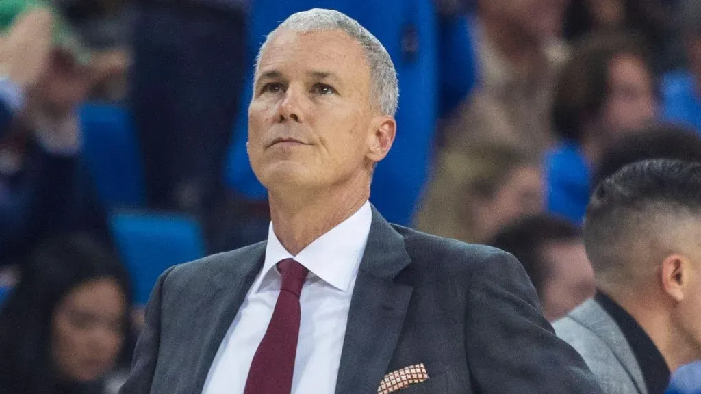 Head coach, Andy Enfield of the USC Trojans during their NCAA, College League, USA basketball game against the UCLA Bruins on Thursday January 5, 2023. (Source: IMAGO / ZUMA Press Wire)